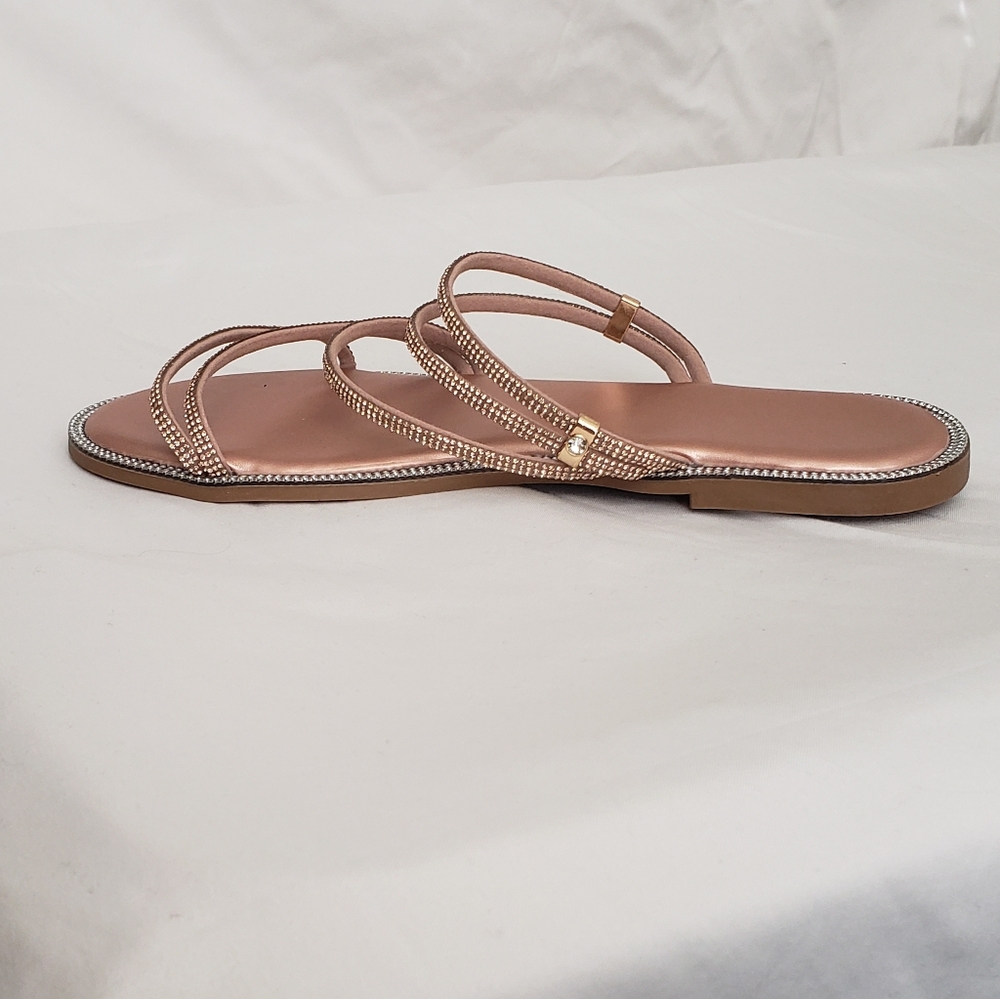 Sparkly Rhinestone Sandals - Picture 10 of 16